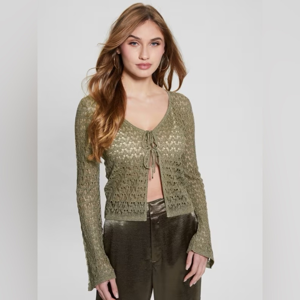 Eco Clarissa Metallic Cardigan